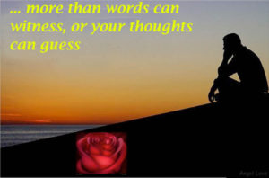 i love you more than words can witness or your thoughts can guess