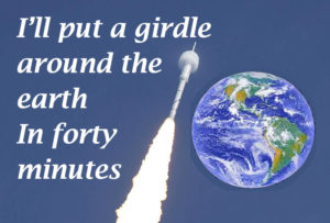 a girdle around the earth in forty minutes