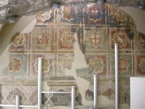 Fresco in the Palagion dell'Arte della Lana in Florence