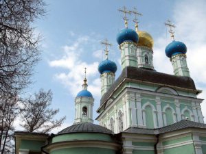 image of Opina russian sanctuary, a suitable icon to associate with the thoughts found in the Brothers Karamazov on the meaning of freedom