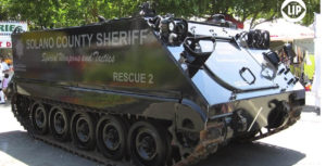 a tank, an armored vehicle of Soilano county