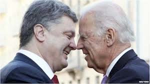 Biden and Poroschenko celebrating the victory of the Maidan Coup