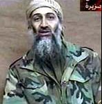 image of osama bin laden as a commentary to the lines "...the undiscovered country, from whose bourn no traveller returns"