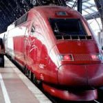Image of the Thalys speed train from Amsterdam to Paris