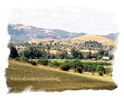 Image of Roseburg, Oregon and source for a Shakespearean quotation from Hamlet